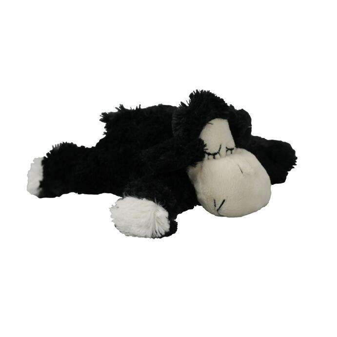 Inware Kuscheltier Schmusetier Plüschtier schwarzes schlafendes Schaf 20 cm 